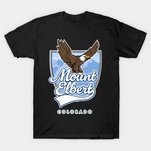 Mount Elbert Colorado travel patch T-Shirt